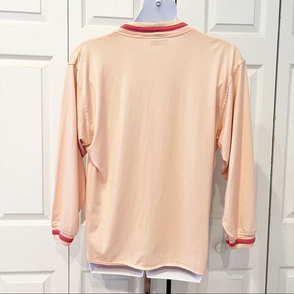 Vintage 80’s 90’s Lightweight Pink Cardigan Stefano World Wide - Picture 2 of 8